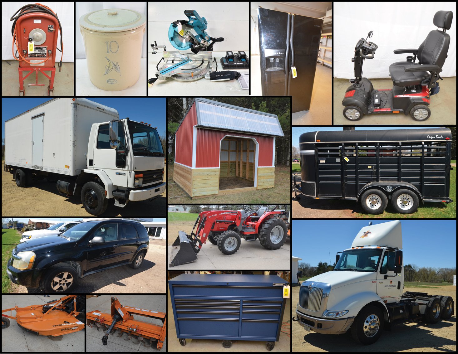 Image for MF TRACTOR, INTERNATIONAL SEMI, GENERATORS, TOOLS, FURNITURE, WOOD WORKING EQUIPMENT, AND MORE! - Mondovi, WI