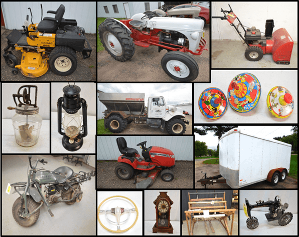 FERTILIZER TRUCK, TRACTORS, MOWERS, TRAILER, TOOLS AND COLLECTIBLES - Mondovi, WI