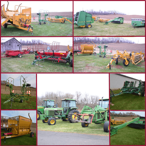 TRACTORS, LIVESTOCK EQUIPMENT, HAY AND TILLAGE EQUIPMENT - Mondovi, WI