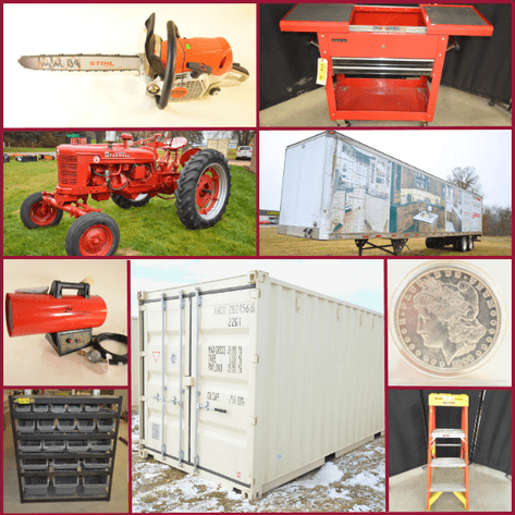 SHIPPING CONTAINERS, FARMALL TRACTOR, SILVER COINS, AND MORE! - Mondovi, WI