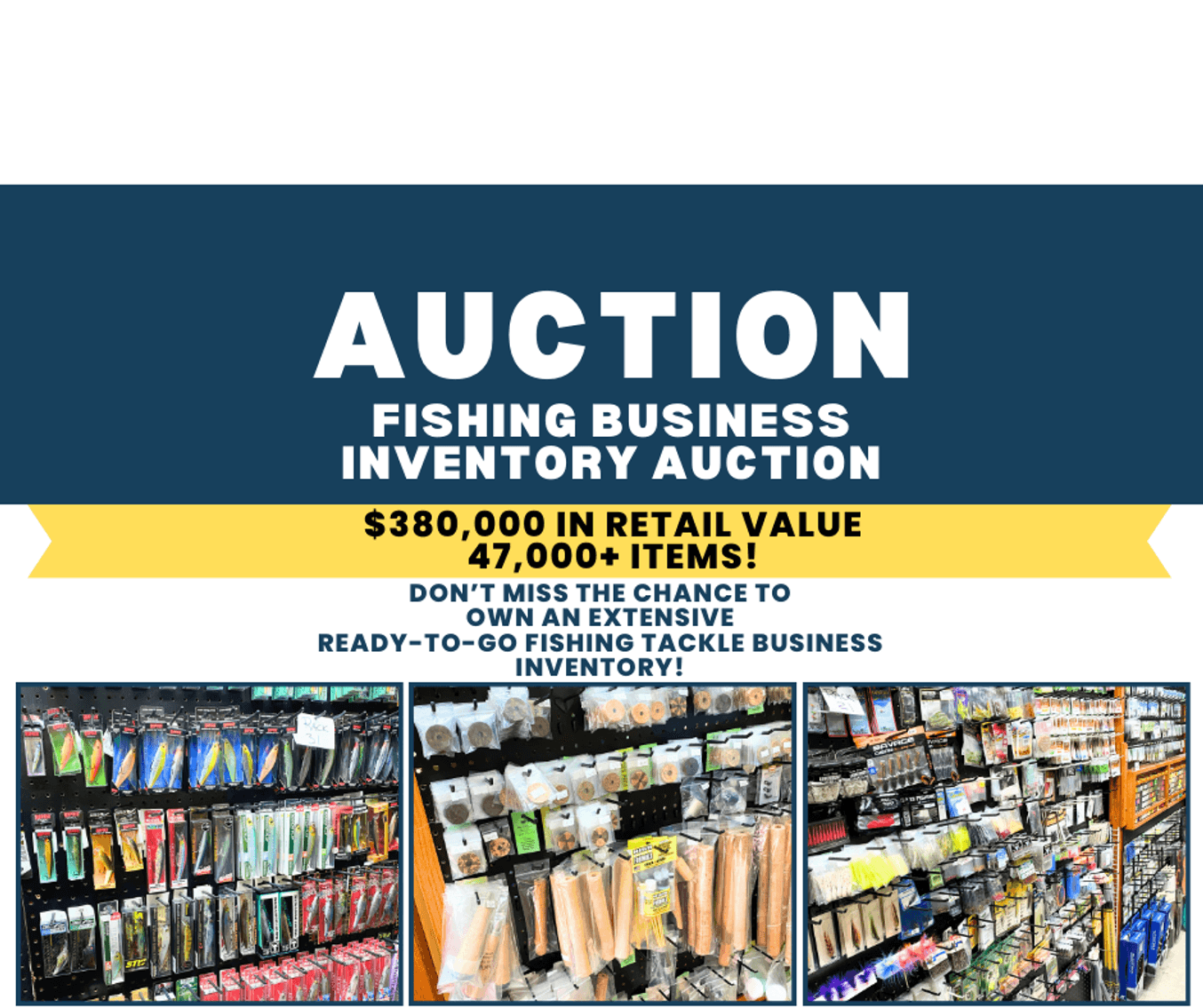 Image for The Big Catch: Turnkey Fishing Business Inventory Auction - Guelph