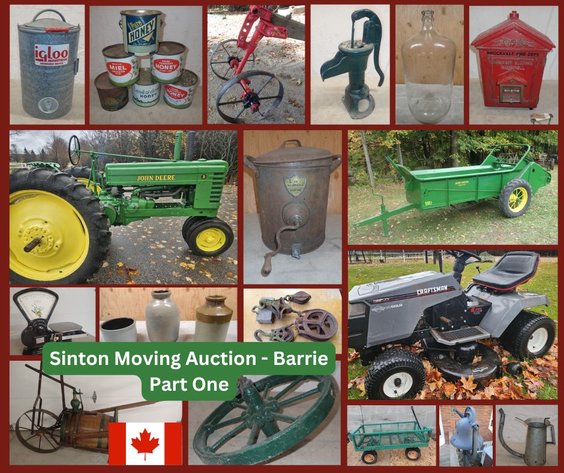 Image for Sinton Moving Auction Part One - Barrie