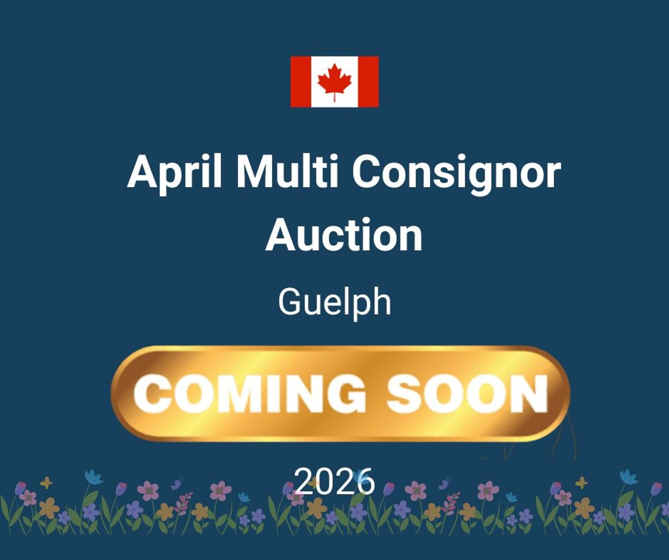 Image for April Multi Consignor Auction - Guelph