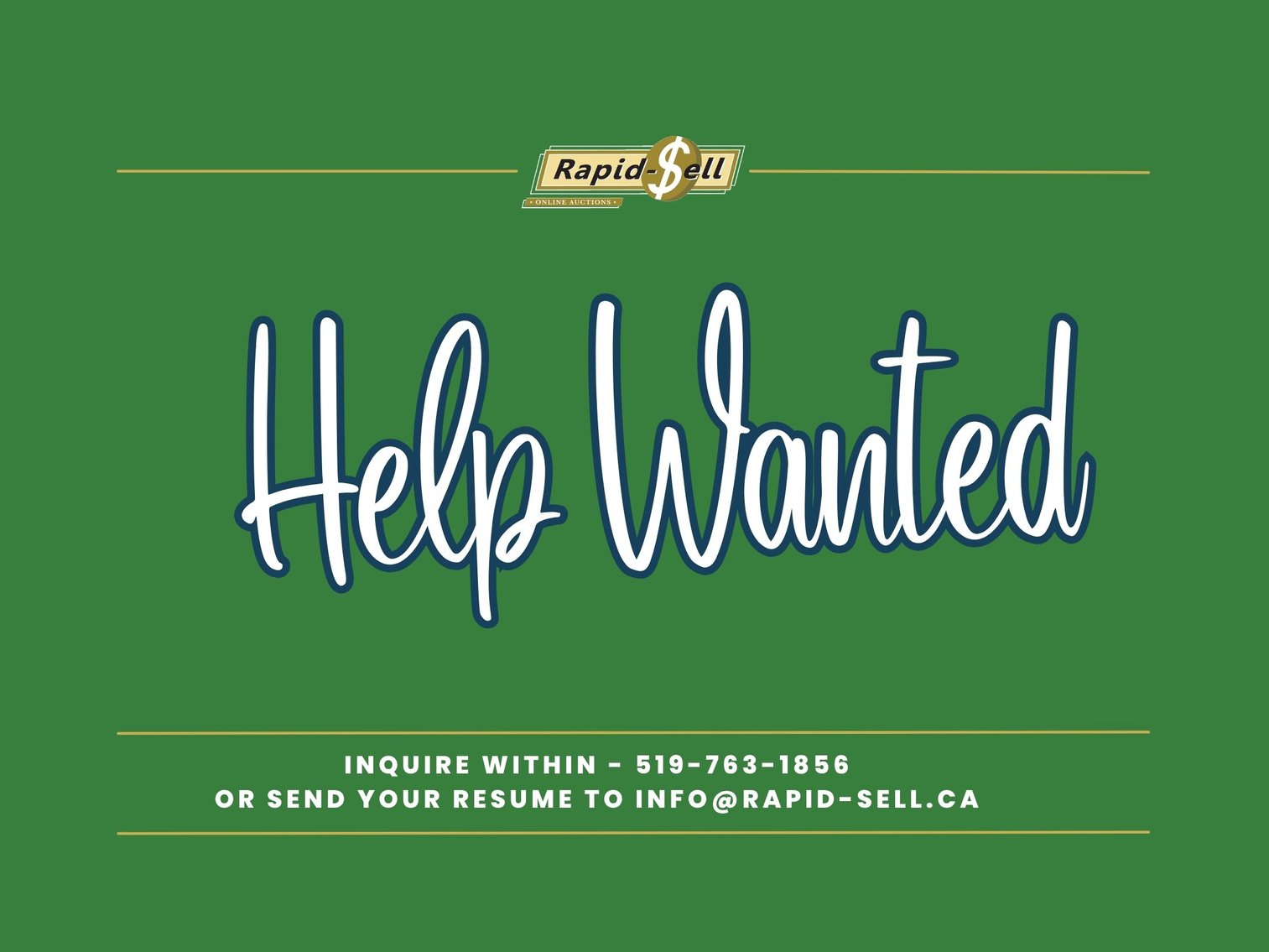 Image for Help Wanted - Asset Coordinator