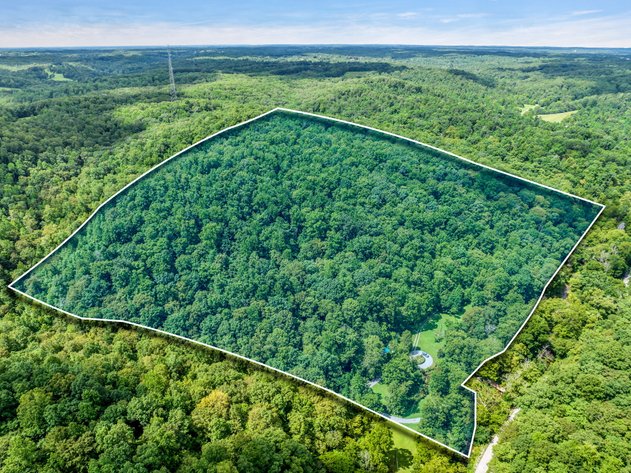 Image for Caney Fork Creek - 22 acres of Amazing Nature + Comfortable Old Log Cabin + Guest House + Shop