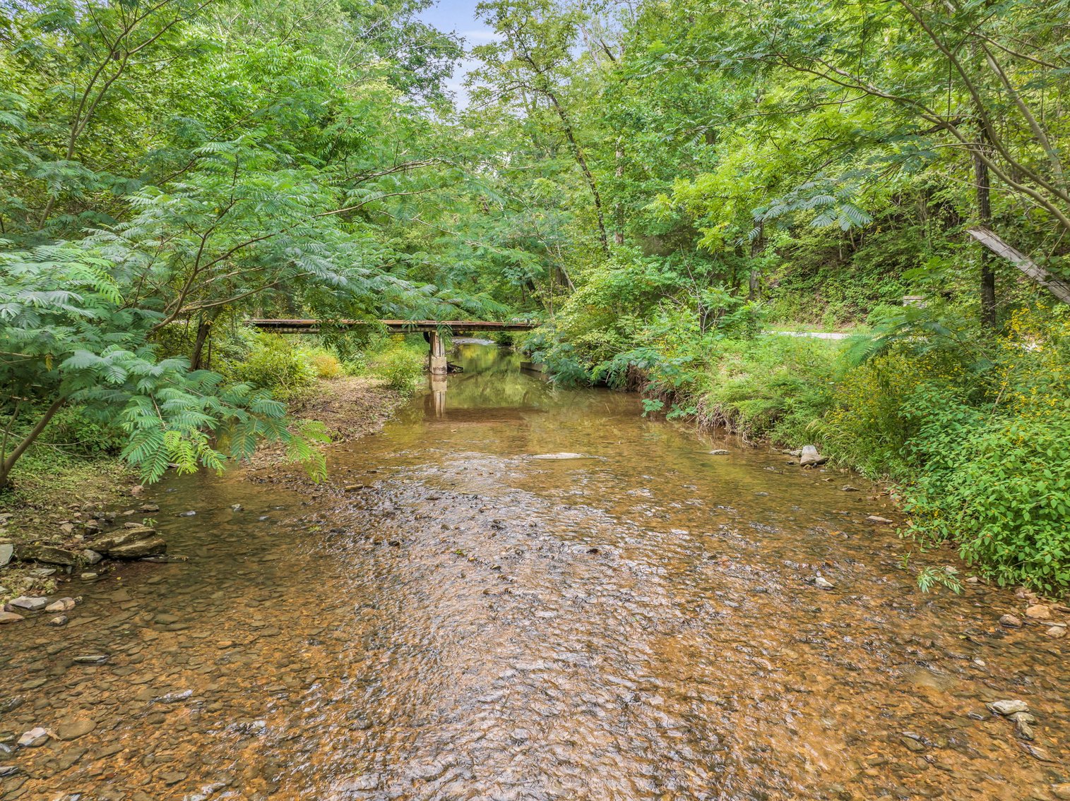 Image for Caney Fork Creek - 22 acres of Amazing Nature + Comfortable Old Log Cabin + Guest House + Shop