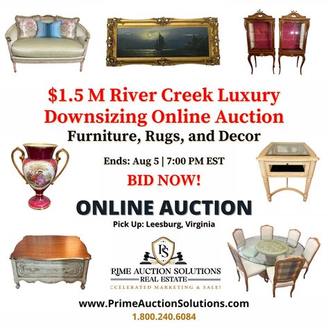 Image for $1.5 M River Creek Luxury Downsizing Online Auction