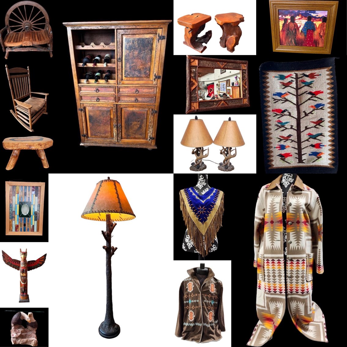 Image for Carol Hodges Ponca Hills Estate - High End Native American & Southwestern Furniture, Decoratives, Fixtures, Clothing and More.