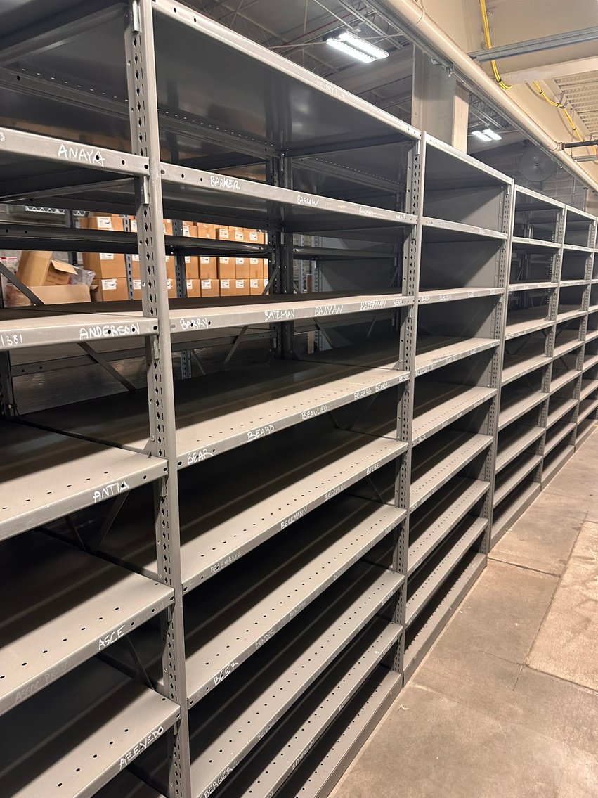 Image for Heavy-Duty Steel Shelving and Pallet Racking, Omaha, NE College Mail Center