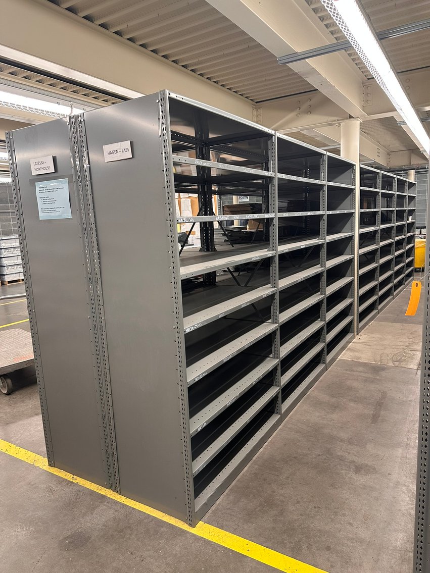 Image for Heavy-Duty Steel Shelving and Pallet Racking, Omaha, NE College Mail Center