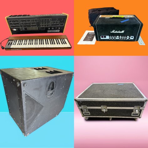 Image for Rare Professional Guitar Amps, Tools, Road Cases, Instruments