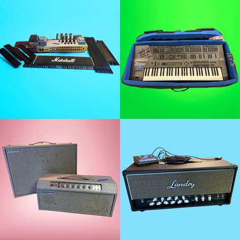 Image for Rare Professional Guitar Amps, Tools, Road Cases, Instruments