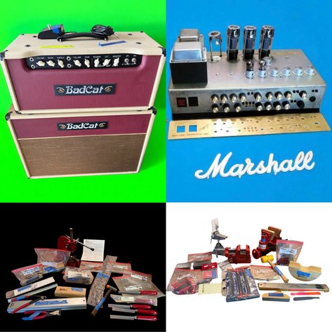 Image for Rare Professional Guitar Amps, Tools, Road Cases, Instruments