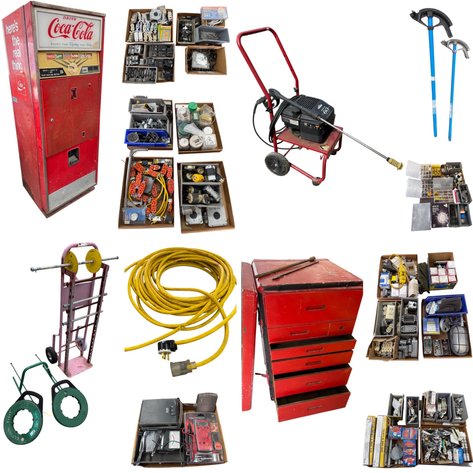 Image for Commercial Electrical Supplies, Tools & Coca-Cola Vending Machine