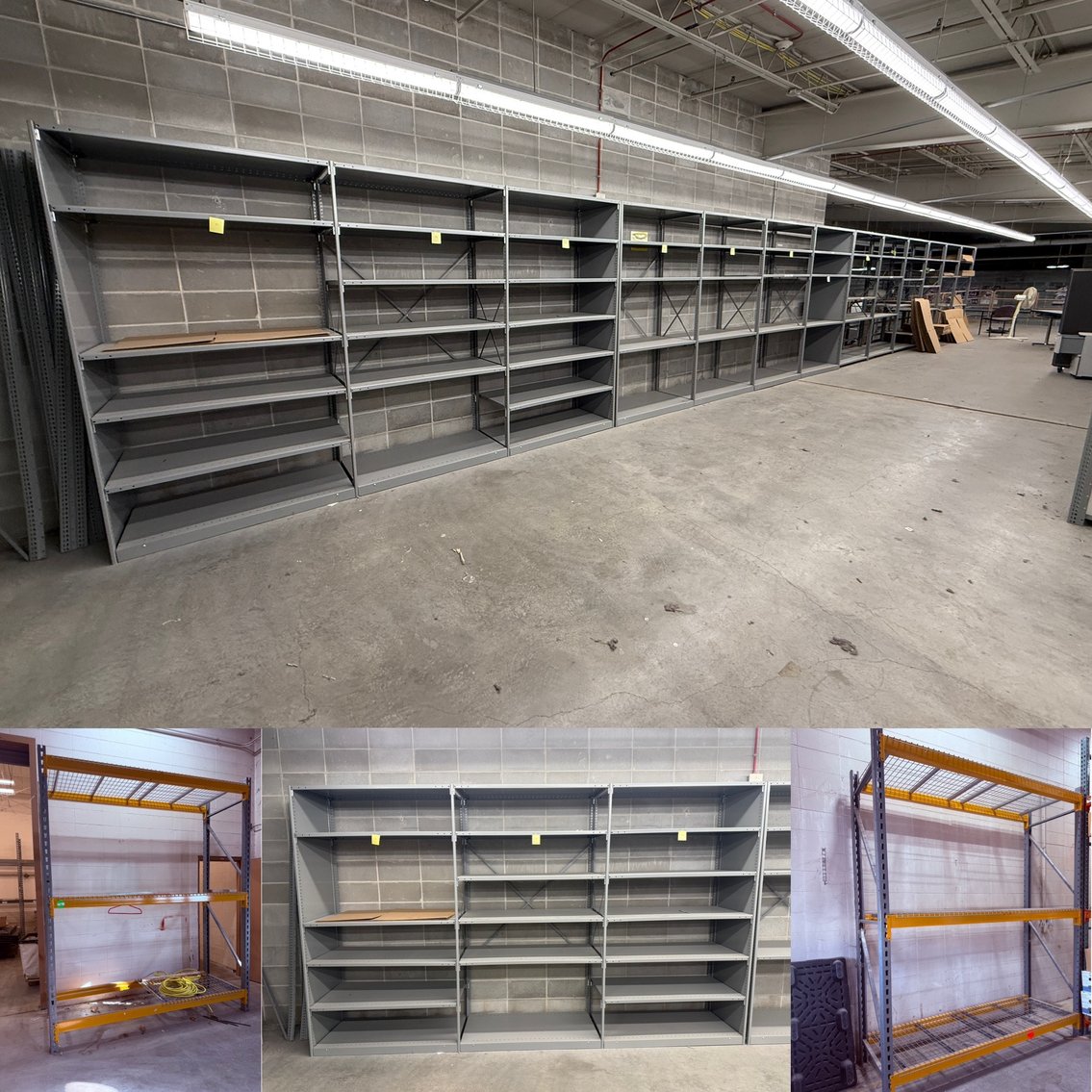 Image for Commercial Shelving and Pallet Rack Shelving, Roller Conveyors & Cabinet Timed-Auction