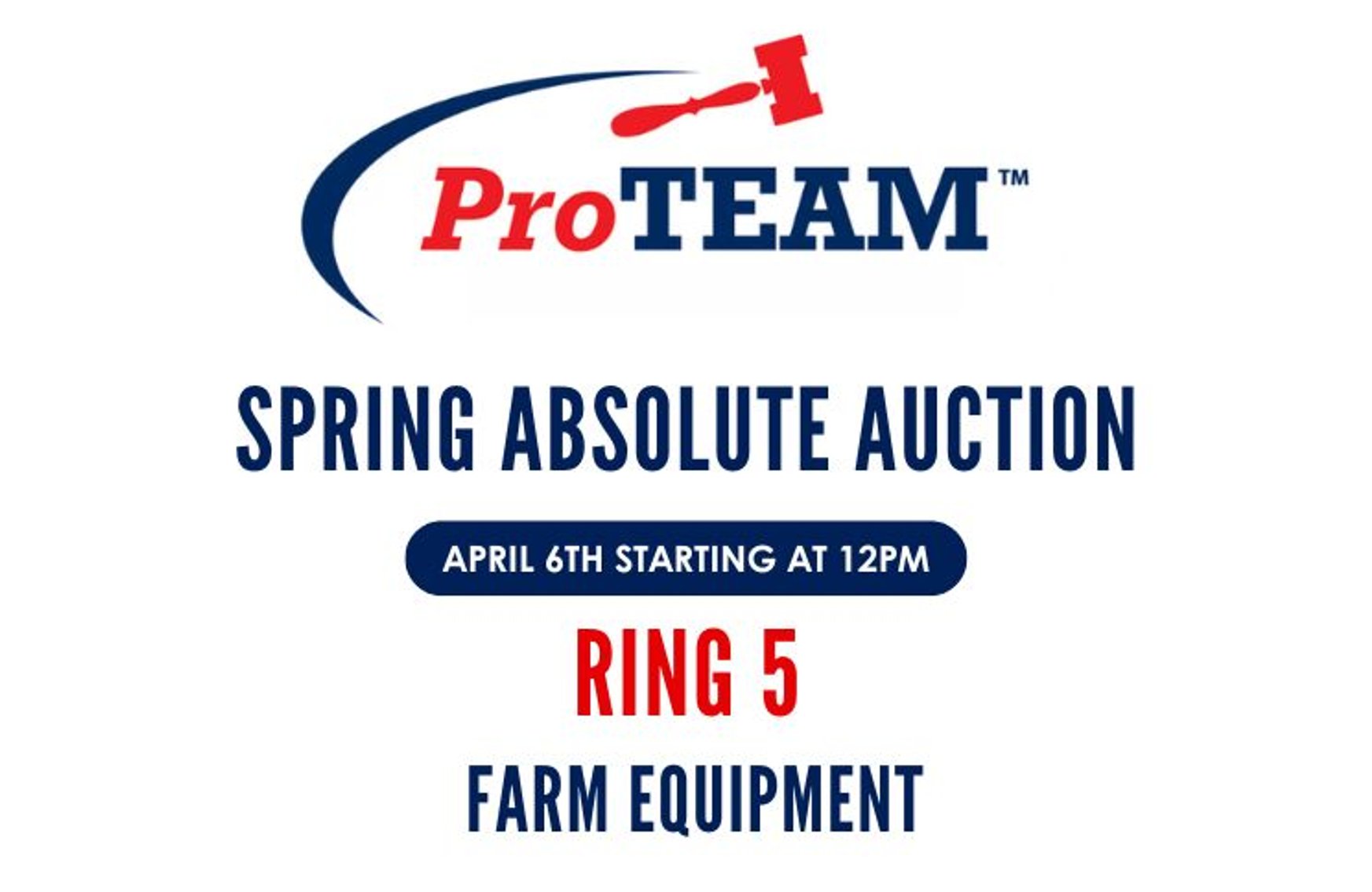 Image for Ring 5- 15th Annual Spring Absolute Auction