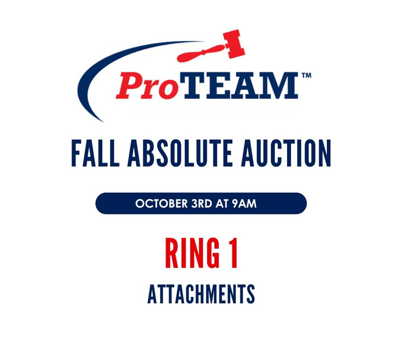 Image for Ring 1- 15 ANNUAL FALL ABSOLUTE AUCTION