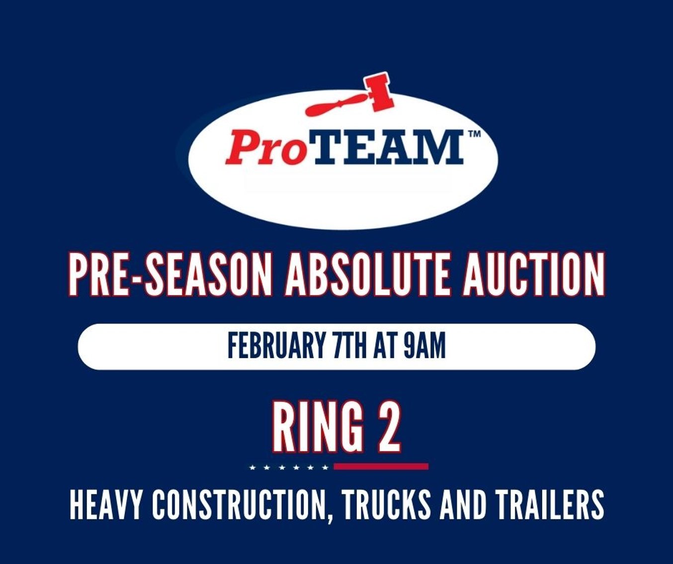 Image for RING 2 - 16TH ANNUAL PRE-SEASON ABSOLUTE AUCTION