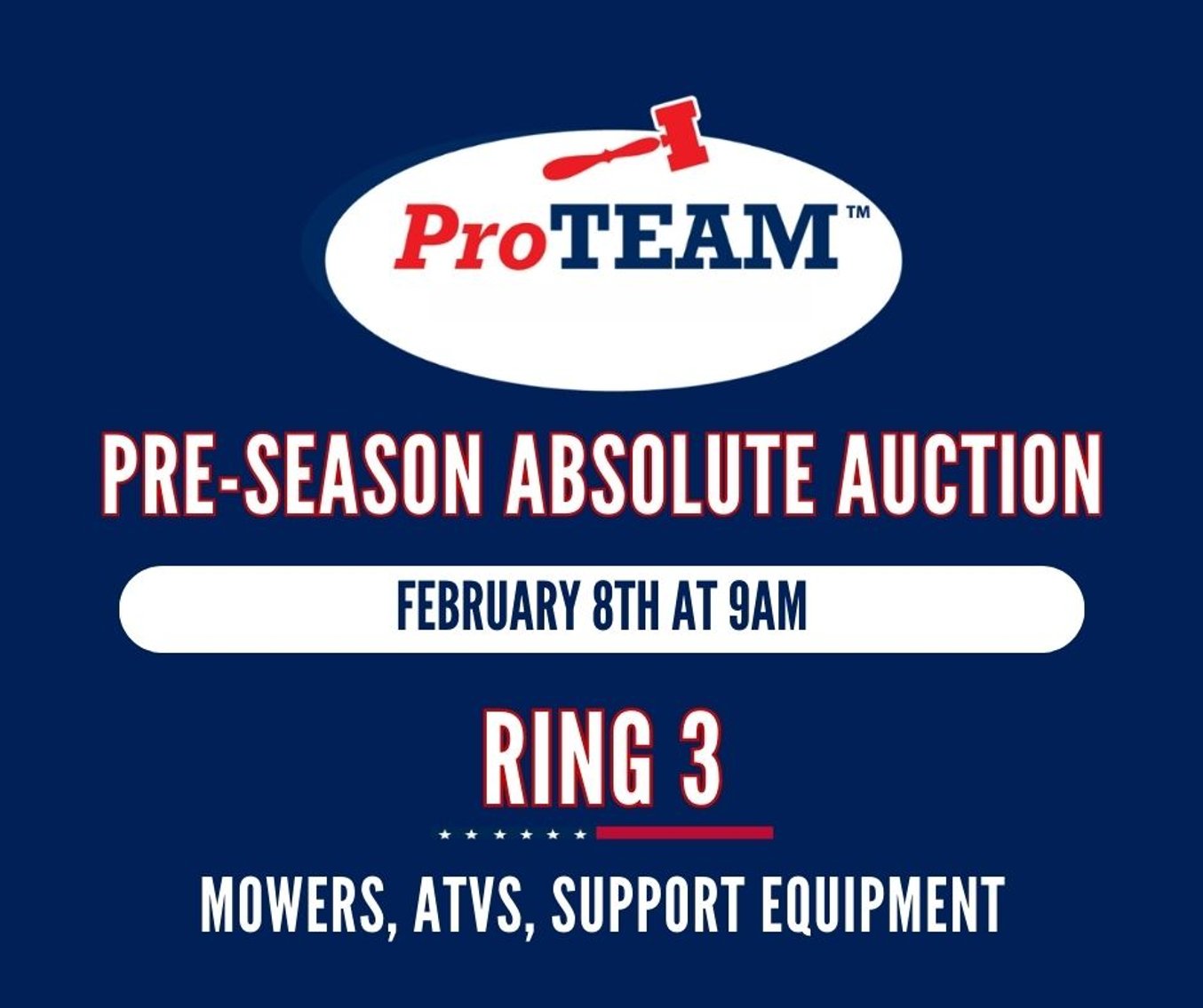 Image for RING 3 - 16TH ANNUAL PRE-SEASON ABSOLUTE AUCTION