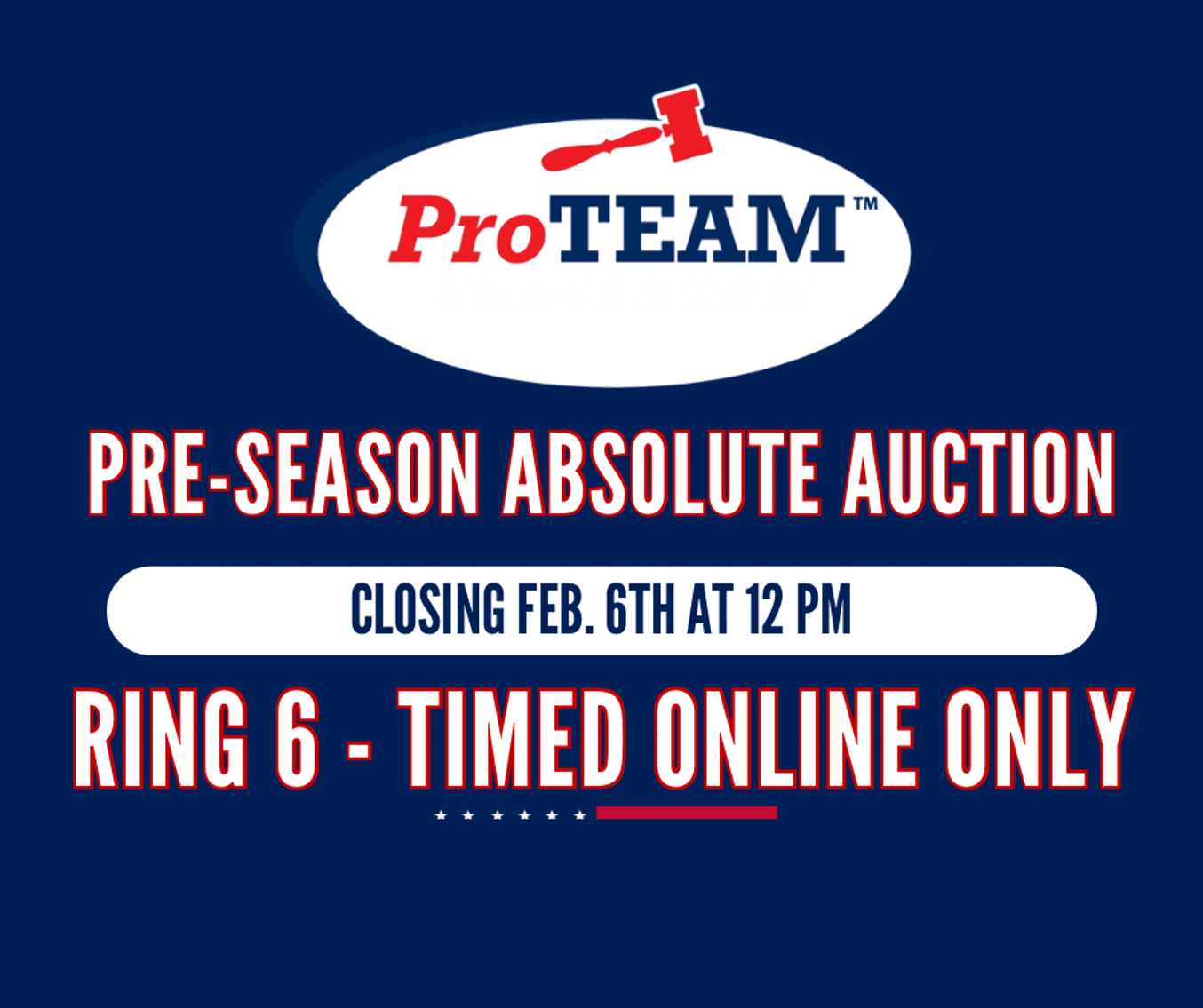 Image for RING 6- ONLINE ONLY MISC. ROW (TIMED AUCTION)