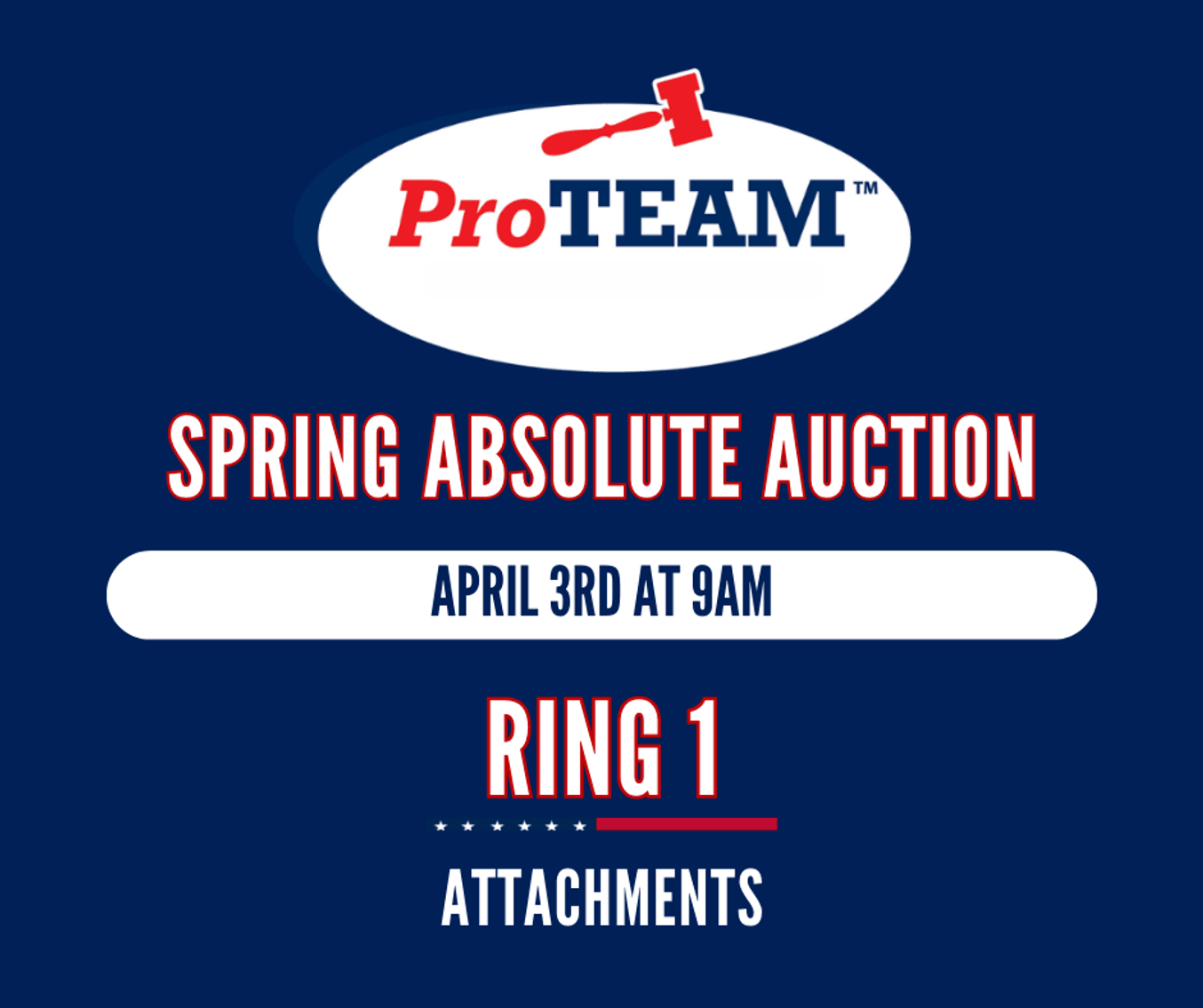 Image for RING 1 - 16th ANNUAL SPRING ABSOLUTE AUCTION