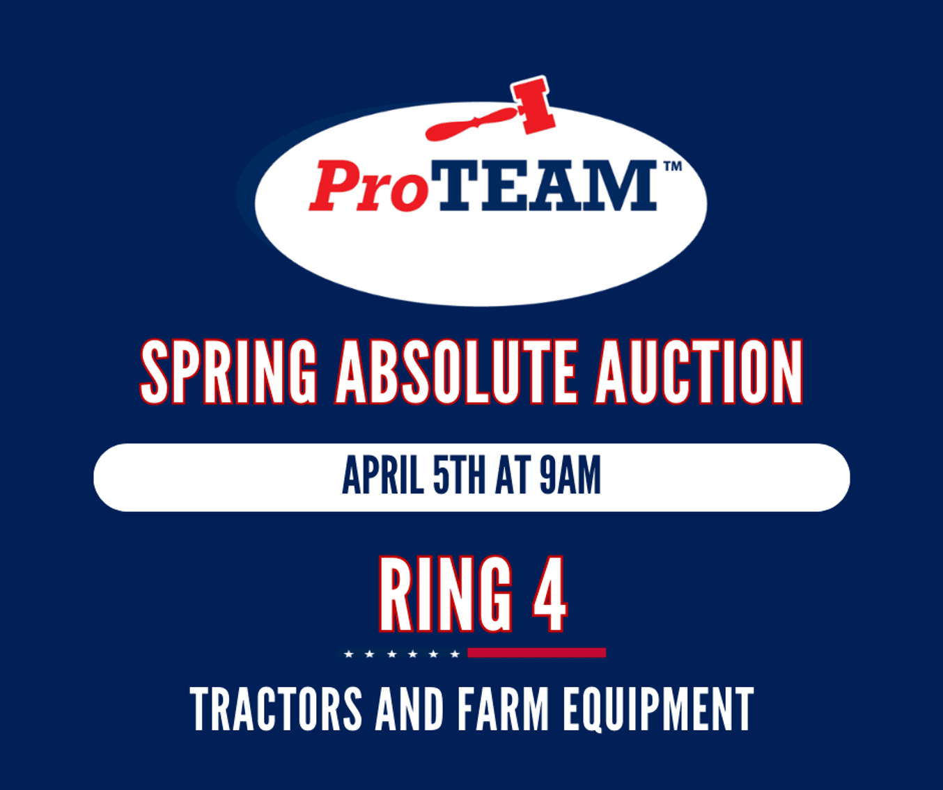 Image for RING 4 - 16th ANNUAL SPRING ABSOLUTE AUCTION