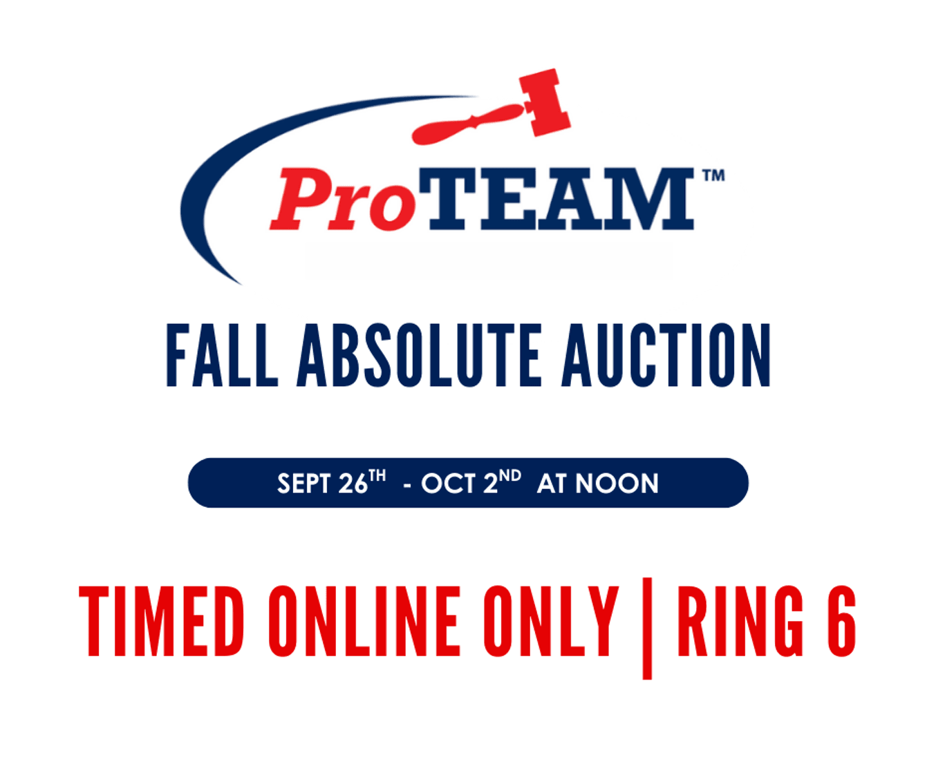 Image for RING 6 - 16th ANNUAL FALL ABSOLUTE AUCTION