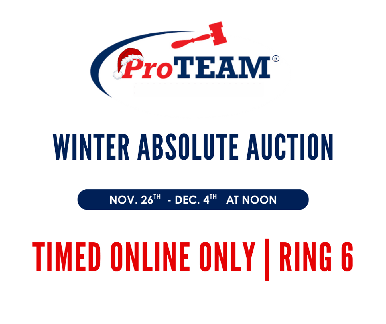 Image for RING 6 - 17th ANNUAL WINTER ABSOLUTE AUCTION
