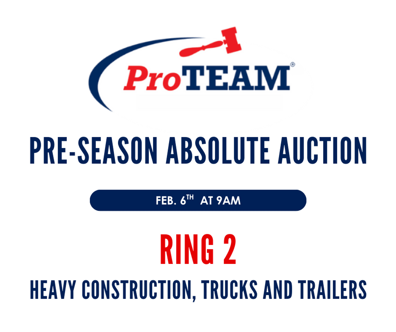 Image for RING 2 -17TH ANNUAL PRE-SEASON ABSOLUTE AUCTION