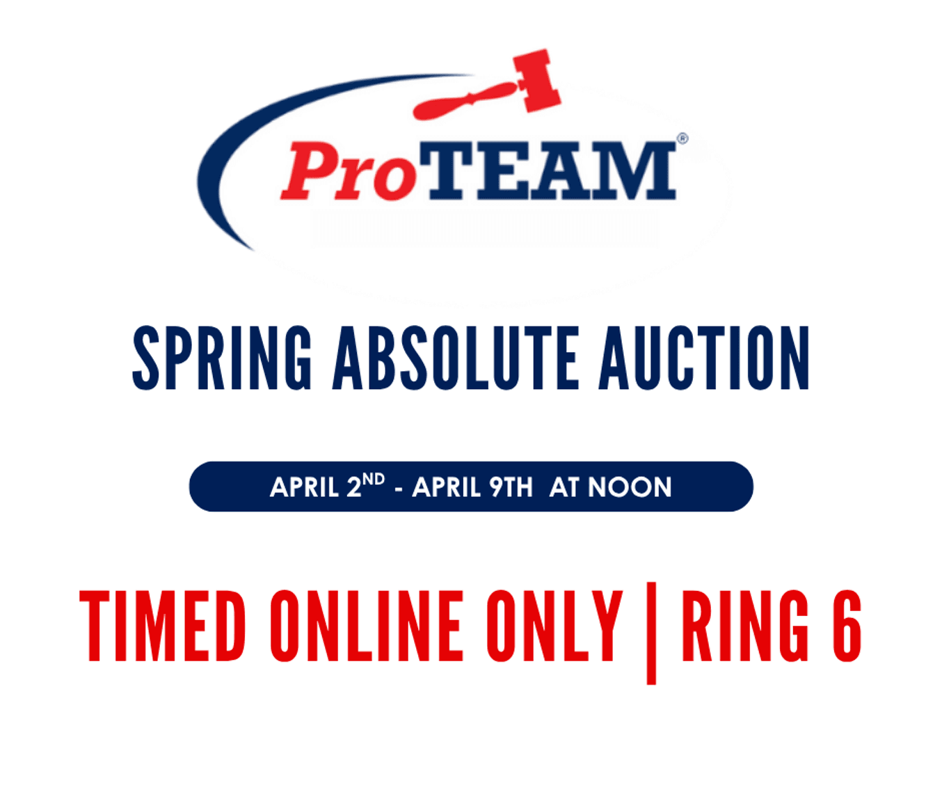Image for RING 6 - 17TH ANNUAL SPRING ABSOLUTE AUCTION
