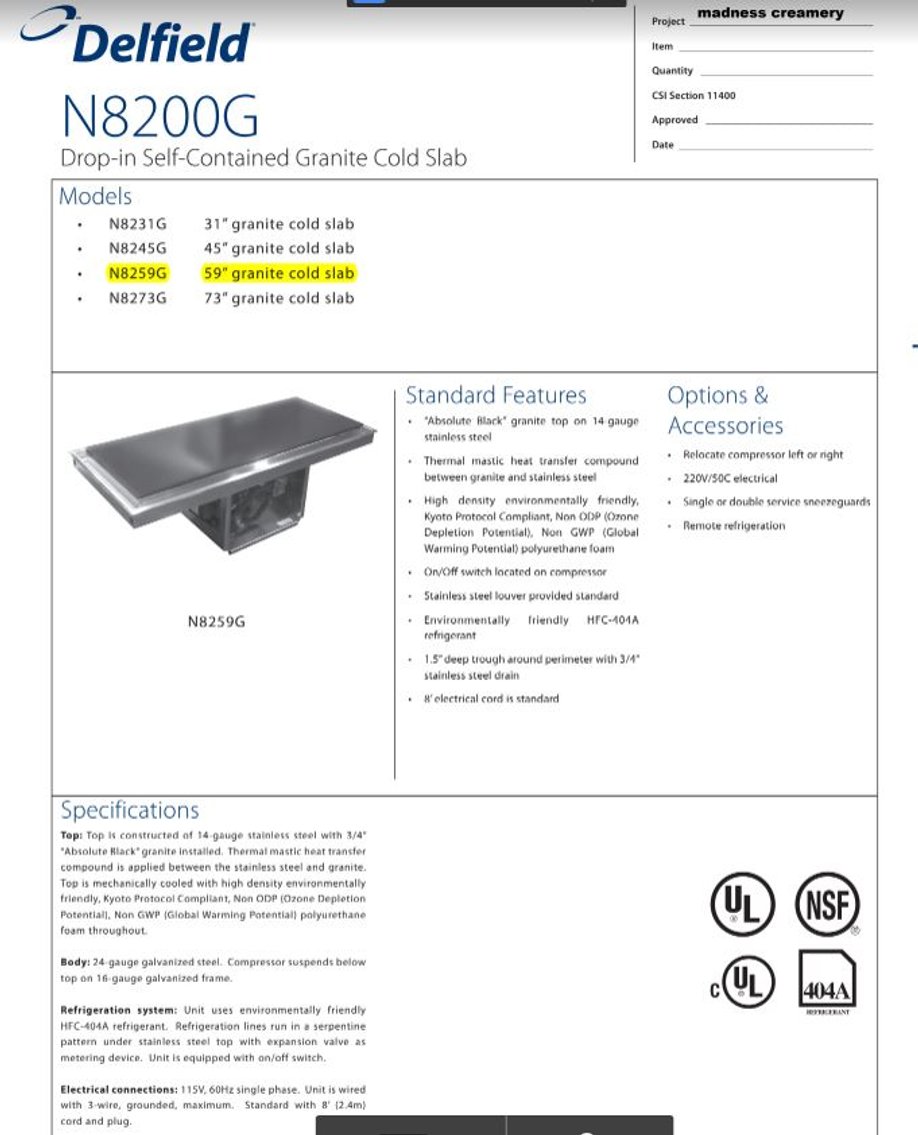 Image for (NEW) GELATO / RESTAURANT EQUIPMENT - DORAL, FL