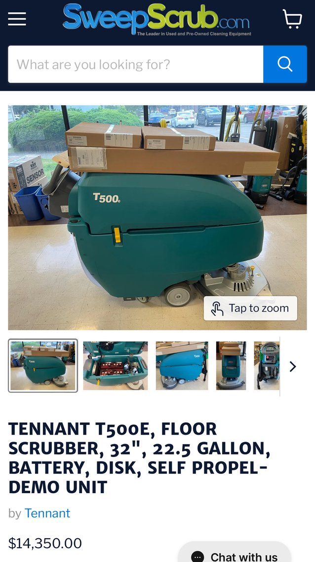 Image for COMMERCIAL CLEANING EQUIPMENT , OFFICE FURNTIURES & MORE