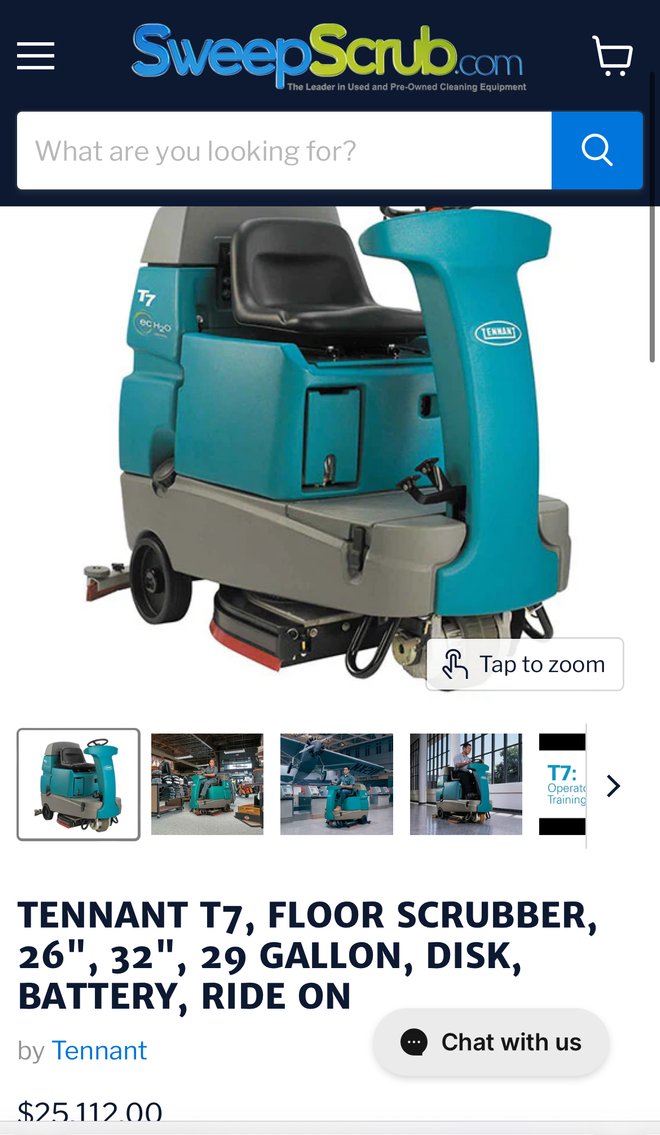 Image for COMMERCIAL CLEANING EQUIPMENT , OFFICE FURNTIURES & MORE