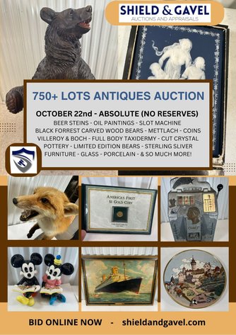 Image for ANTIQUES - BEER STEINS, TAXIDERMY- 750+ LOTS