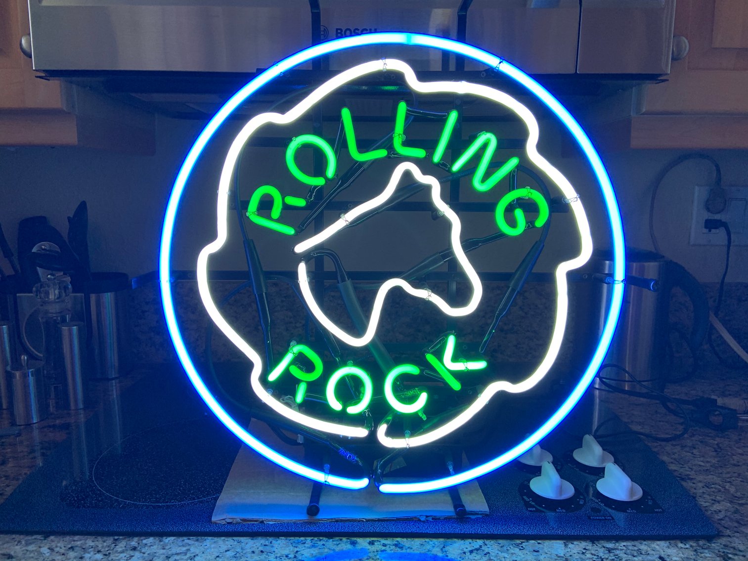 Image for BEER MEMORABILIA - NEON SIGNS, MIRRORS, GLASSWARE - ABSOLUTE