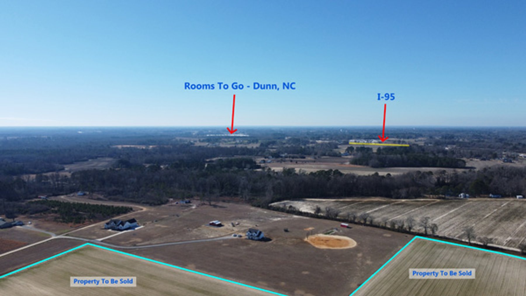 Image for 197 Acres in Harnett County Divided into Multiple Tracts with a Brick Ranch Home!