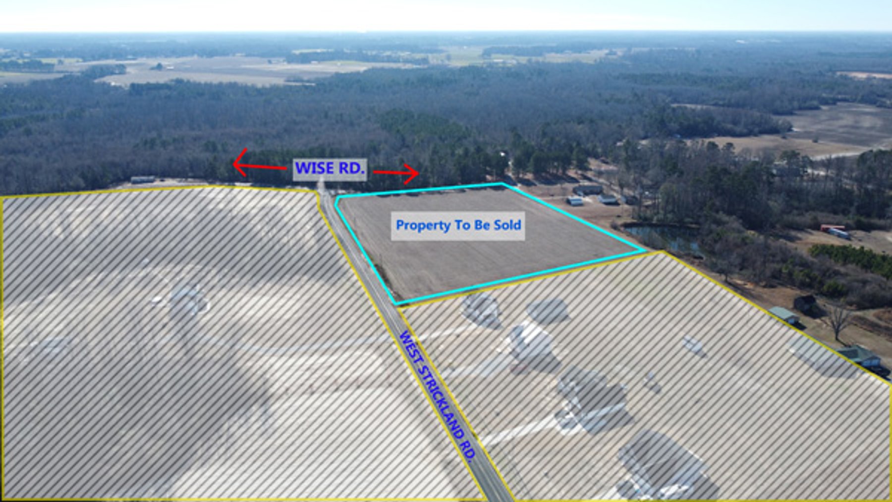 Image for 197 Acres in Harnett County Divided into Multiple Tracts with a Brick Ranch Home!