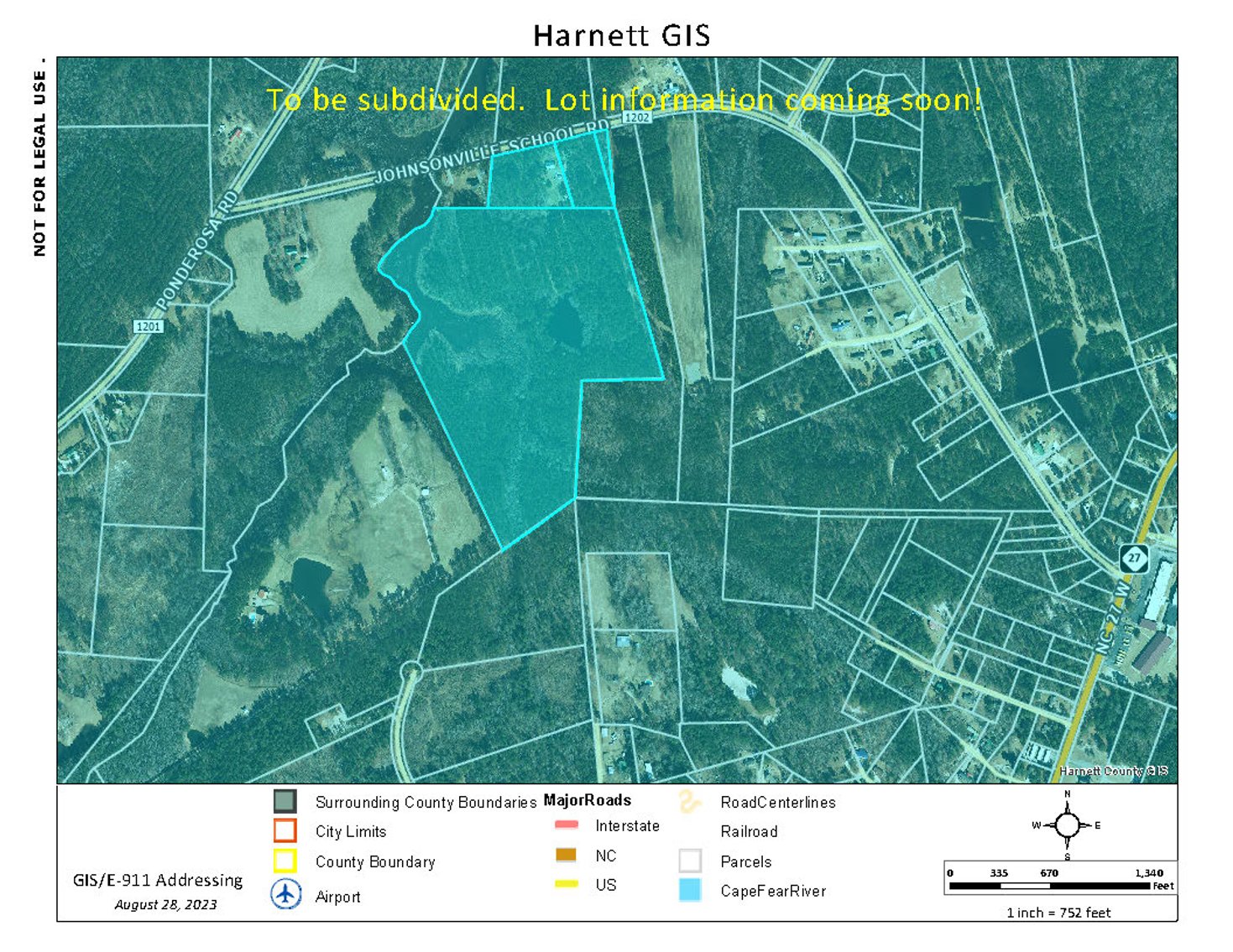 Image for 43 acres in Harnett County with a brick home in an onsite live /online / simulcast auction event!