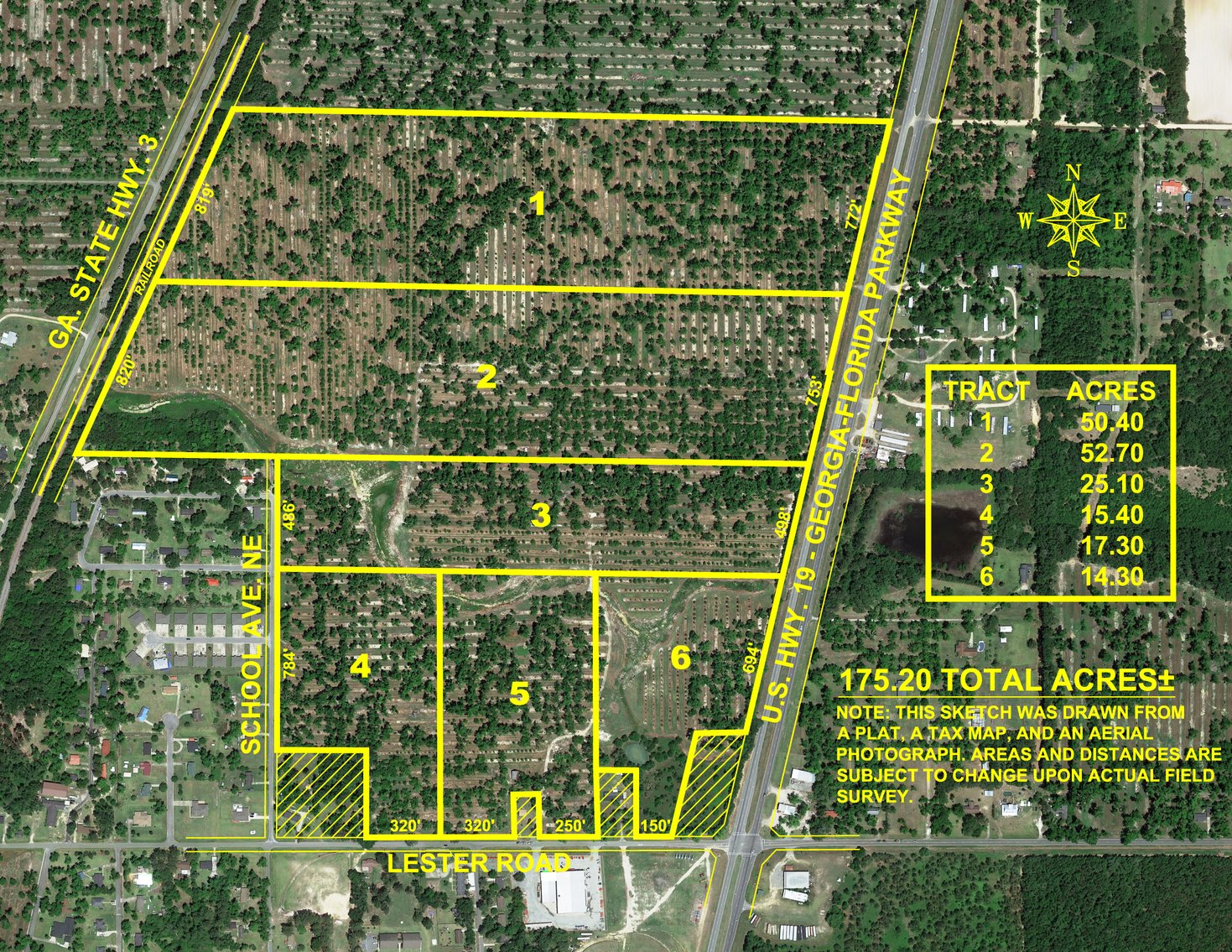 Image for 175+/- Acres - Cecil Tara Grove - Turn-Key Pecan Operation