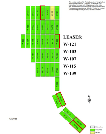 Image for 5 Aquaculture Oyster Leases in Oyster Bay, Florida