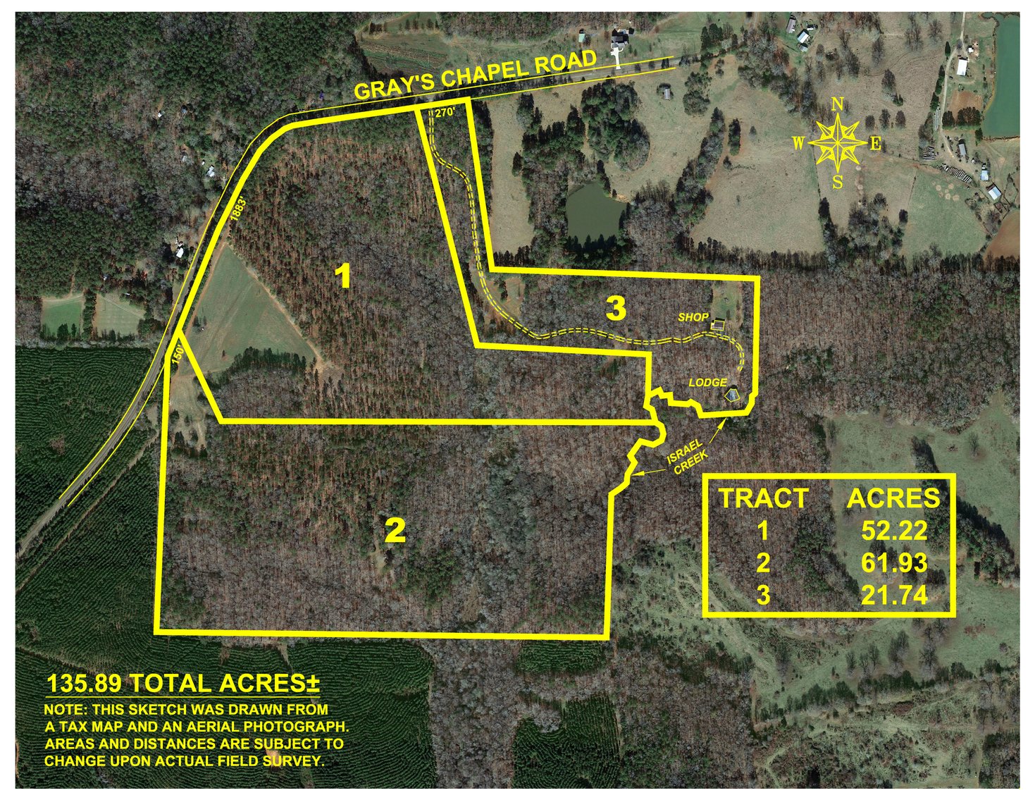 Image for Israel Creek Farms – 136+/- Acres with Custom Built Lodge