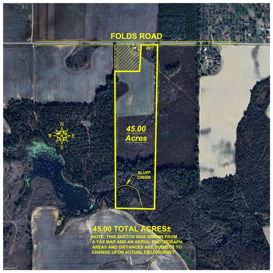 Image for 45+/- Acres - Fowl Hill Farms - Recreational Property w/ Row Crop Farmland