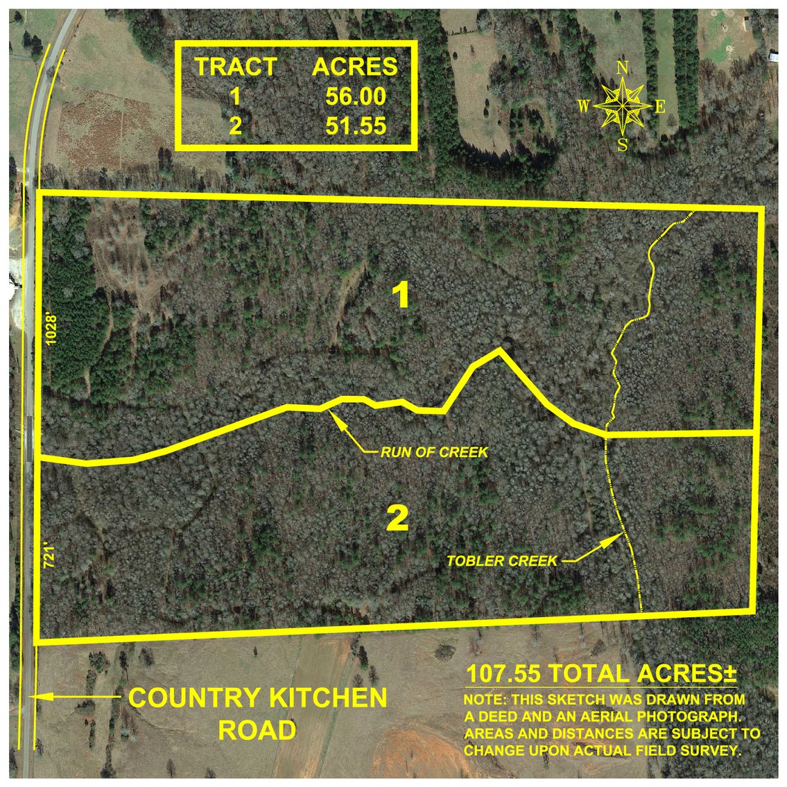 Image for Tobler Creek Place - 107.55 +/- Total Acres - Pristine Recreational Acreage w/ Homesite Potential
