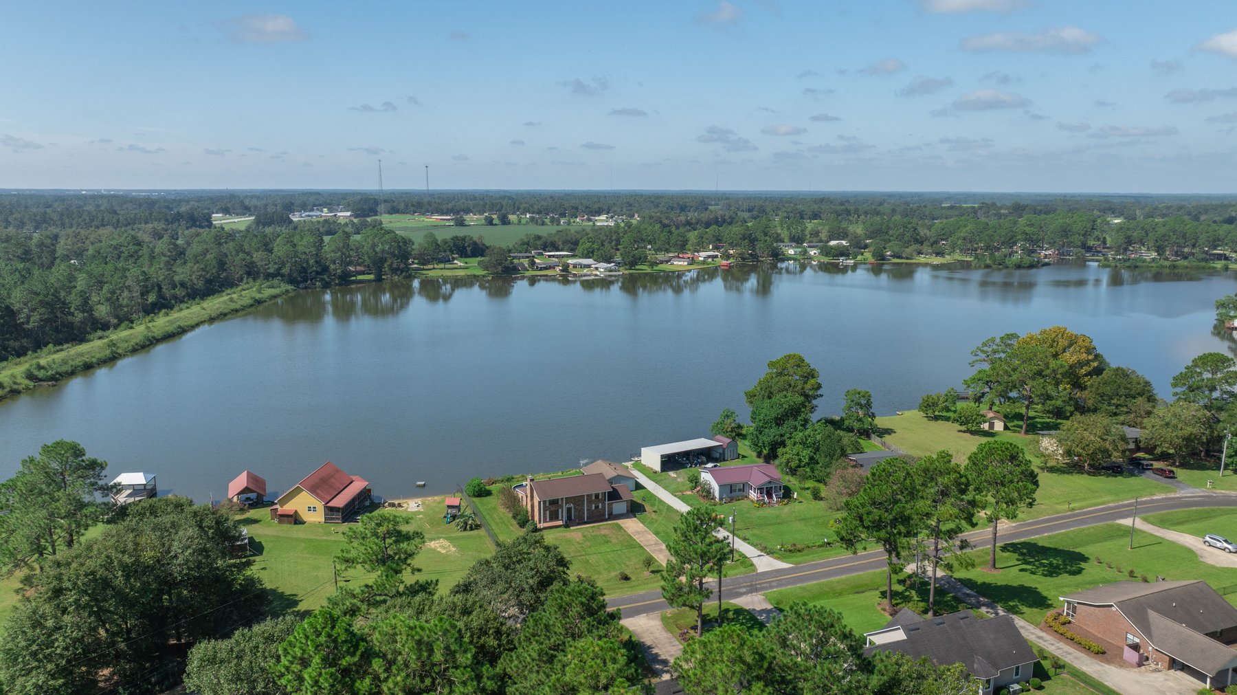 Image for Indian Lake Retreat - Waterfront Colonial Brick Home in Colquitt County, Georgia
