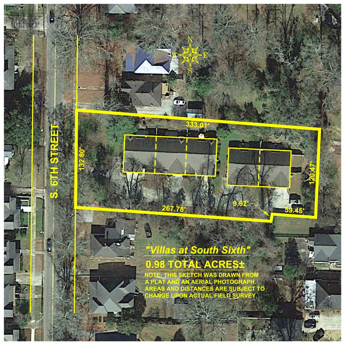 Image for 5 Unit Multi-Family Auction -  Villas at South Sixth - Premier Investment Opportunity Located in Griffin, Georgia