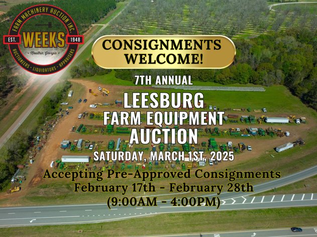 Image for 7th Annual Leesburg Farm Equipment Auction