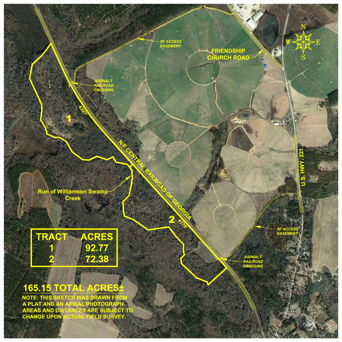 Image for 165+/- Acres - Exceptional Hunting Tract - Timber Investment Opportunity - Williamson Swamp Creek Frontage