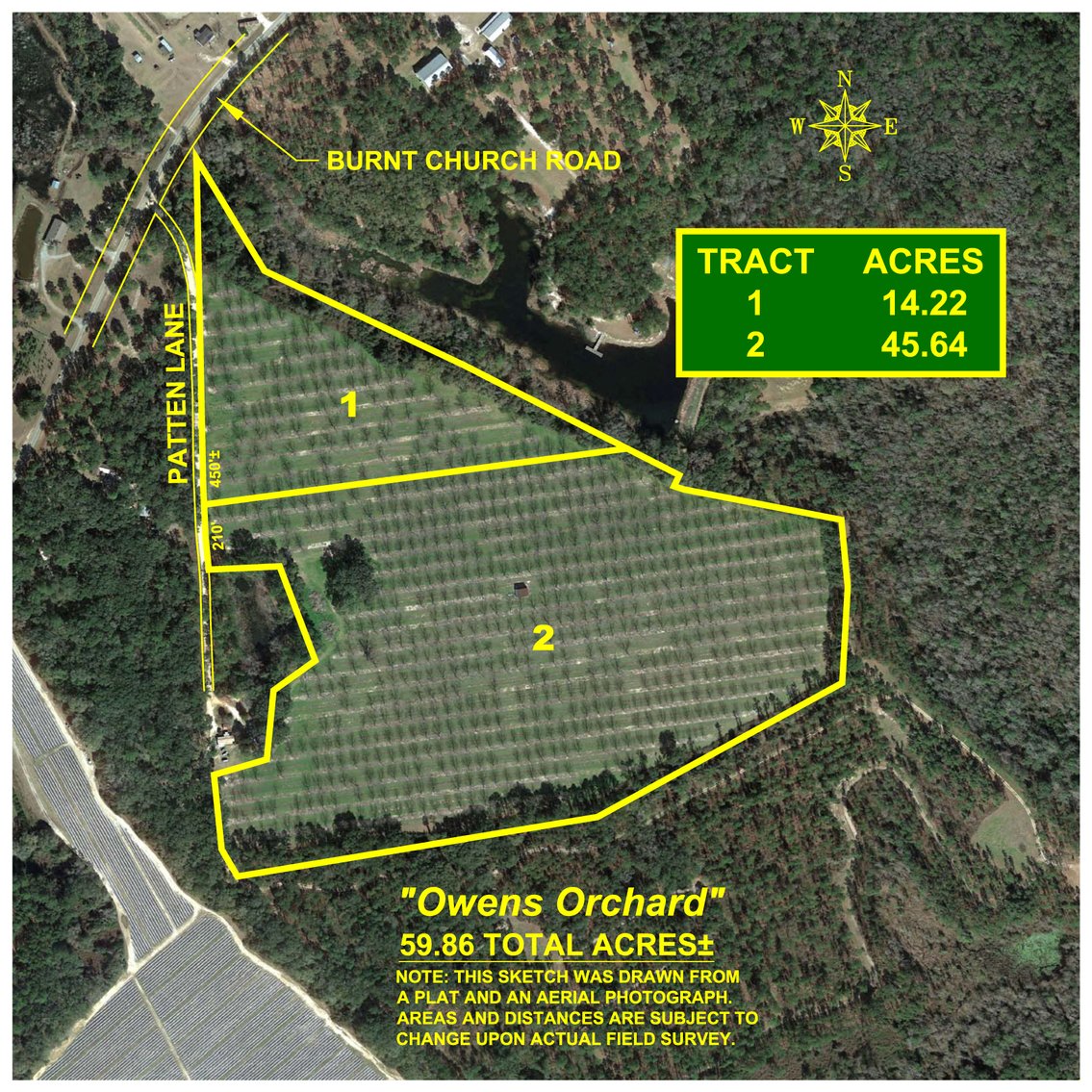 Image for 59± Acres - Owens Orchard - Mini Farm & Estate Potential - Irrigated Pecan Orchard with Wooded Uplands - Strong Investment Appeal