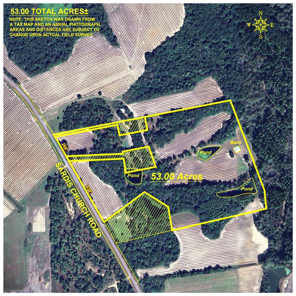 Image for 53± Acres - Land Auction - Beautiful Farmland, Timber & Ponds - Outdoor Paradise in Colquitt County, GA