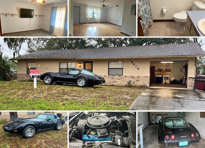 Image for Edgewater, FL: 3BR/ 2BA Home & 1979 Chevrolet Corvette